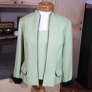 Vintage Sheri Martin Top & Jacket Set Size 8